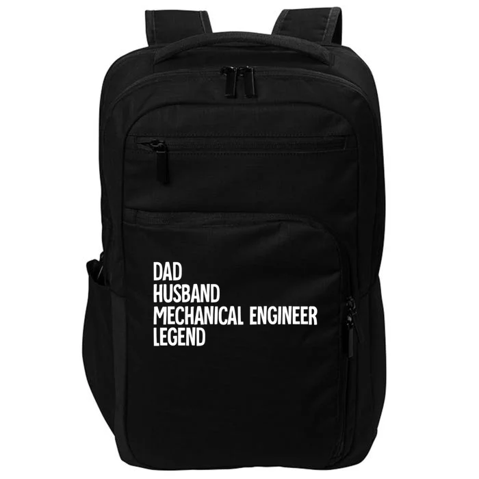 Dad Husband Mechanical Engineer Gift Impact Tech Backpack