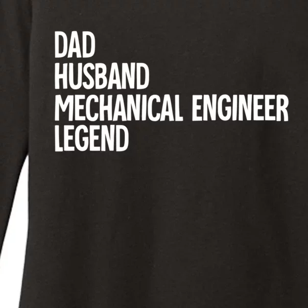 Dad Husband Mechanical Engineer Gift Womens CVC Long Sleeve Shirt