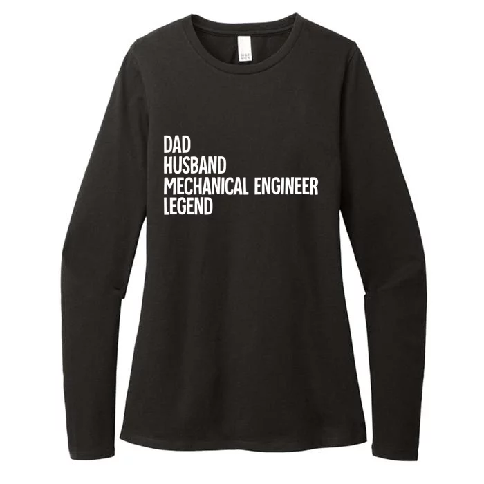 Dad Husband Mechanical Engineer Gift Womens CVC Long Sleeve Shirt