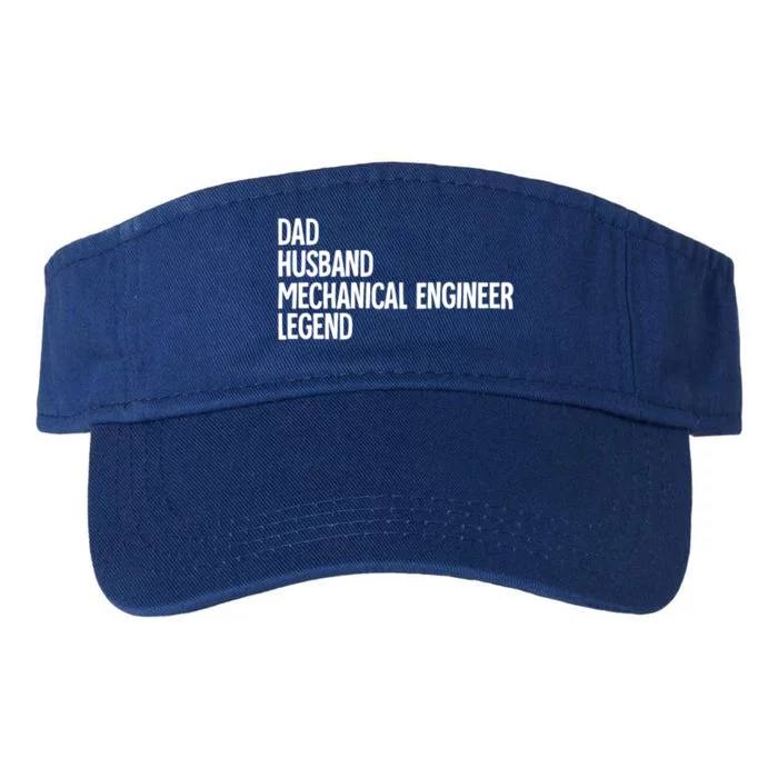 Dad Husband Mechanical Engineer Gift Valucap Bio-Washed Visor