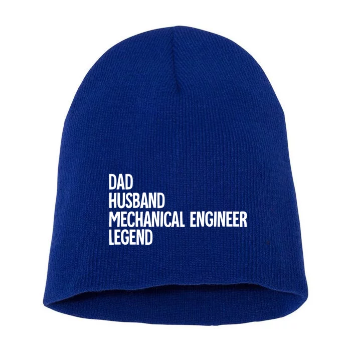 Dad Husband Mechanical Engineer Gift Short Acrylic Beanie