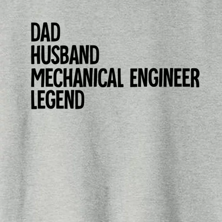 Dad Husband Mechanical Engineer Gift Women's Crop Top Tee