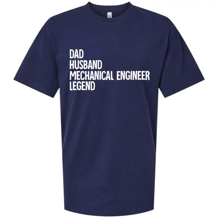 Dad Husband Mechanical Engineer Gift Sueded Cloud Jersey T-Shirt