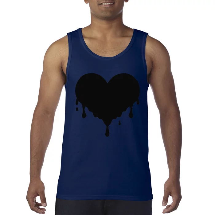 Dripping Heart Melting Heart Tank Top