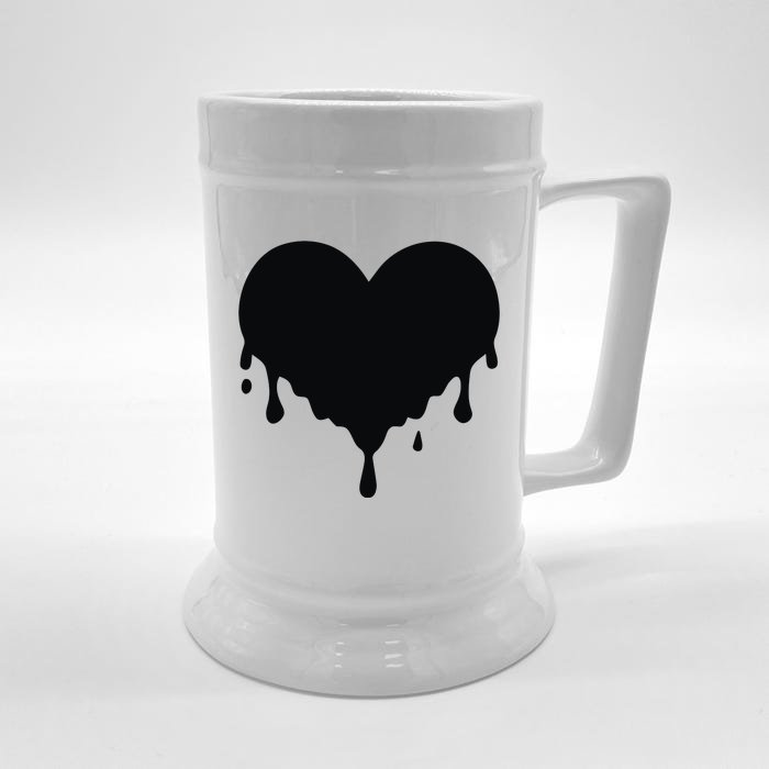 Dripping Heart Melting Heart Front & Back Beer Stein