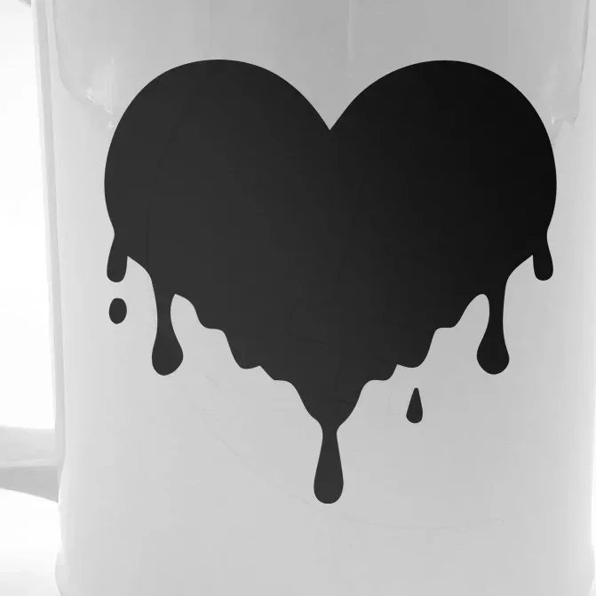 Dripping Heart Melting Heart Front & Back Beer Stein