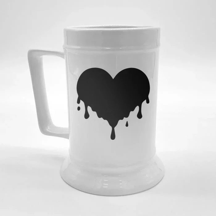 Dripping Heart Melting Heart Front & Back Beer Stein