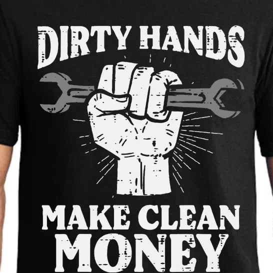 Dirty Hands Make Car Auto Garage Mechanic Pajama Set