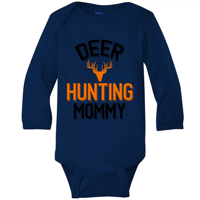 Deer Hunting Mommy Cool Hunting Mom Gift Baby Long Sleeve Bodysuit