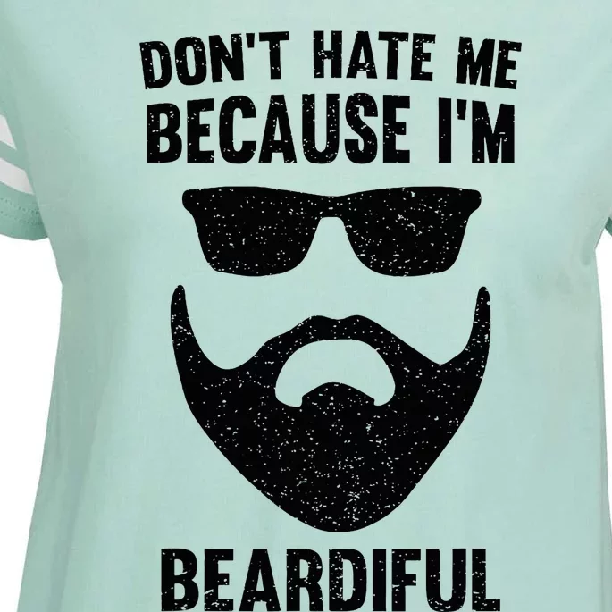 DonT Hate Me Because IM Beardiful Enza Ladies Jersey Football T-Shirt