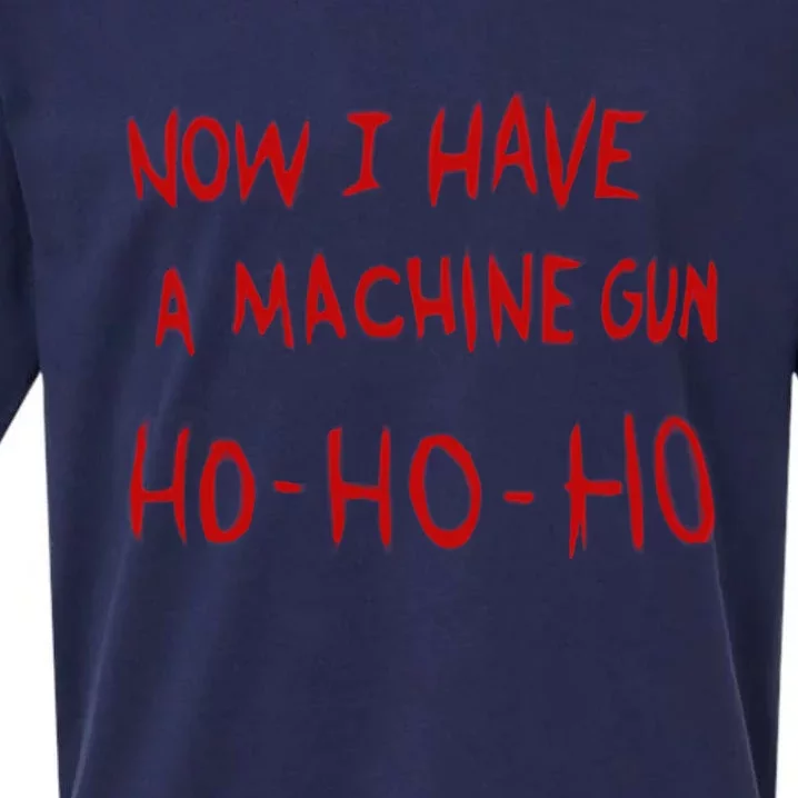 Die Hard Now I Have A Machine Gun Classic Sueded Cloud Jersey T-Shirt