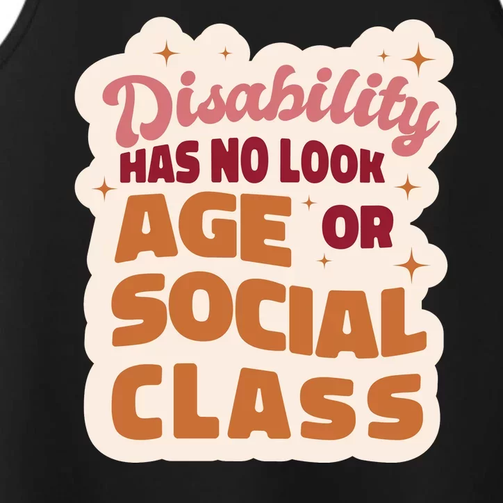 Disability Has No Look Age Or Social Class Performance Tank