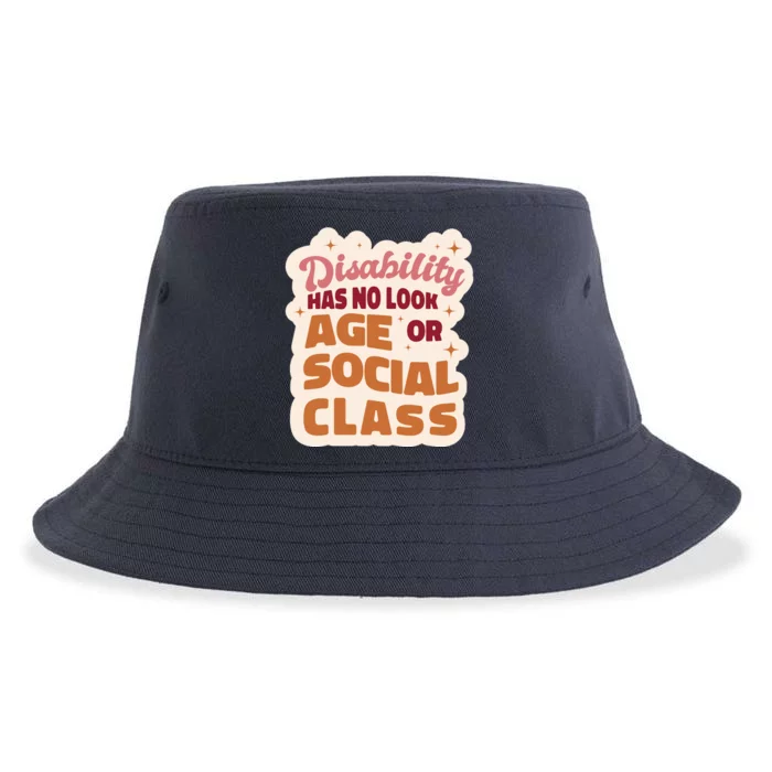 Disability Has No Look Age Or Social Class Sustainable Bucket Hat