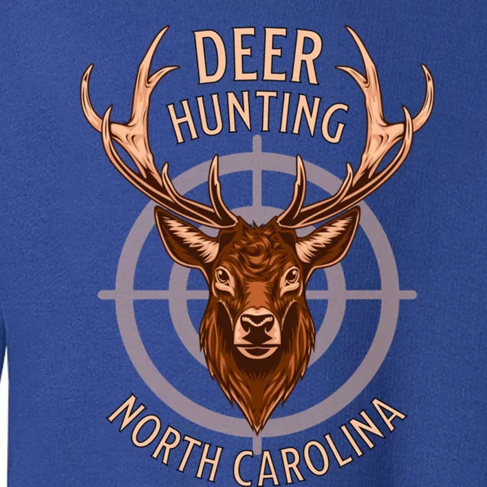 Deer Hunting North Carolina American Outdoor Nature Wildlife Cute Gift Toddler Sweatshirt