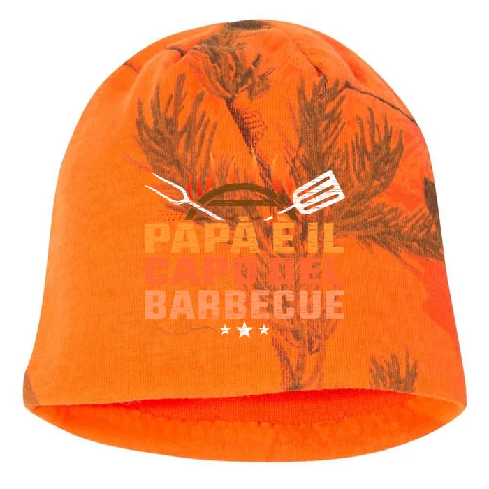 Dad Head Of The Barbecue Grill Father Bbq Cute Gift Kati - Camo Knit Beanie