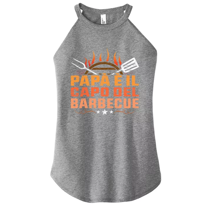 Dad Head Of The Barbecue Grill Father Bbq Cute Gift Women’s Perfect Tri Rocker Tank