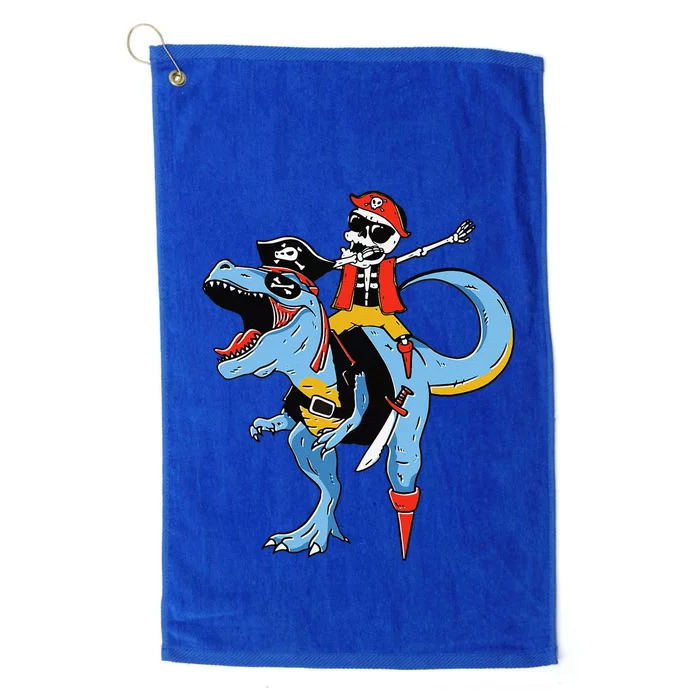 Dinosaur Halloween Pirate Skeleton Platinum Collection Golf Towel