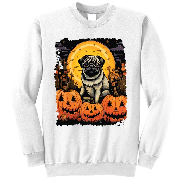 Dog Halloween Pug Sweatshirt