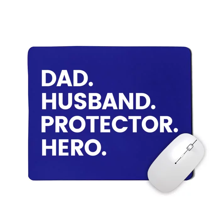 Dad Husband Protector Hero Gift Fathers Day Gift Mousepad