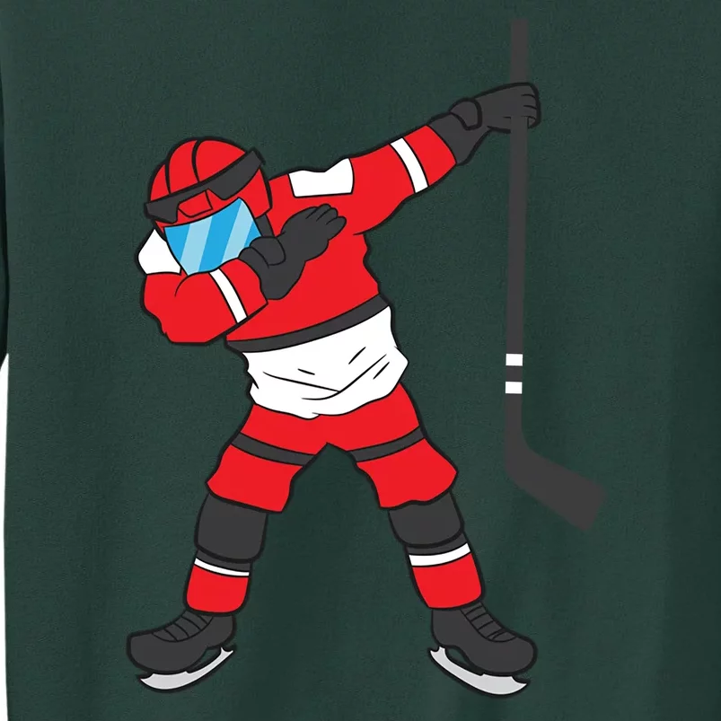 Dabbing Hockey Player Gift Christmas Tall Sweatshirt