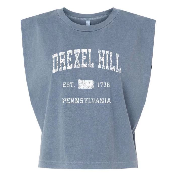 Drexel Hill Pennsylvania PA Vintage Athletic Sports Garment-Dyed Women's Muscle Tee