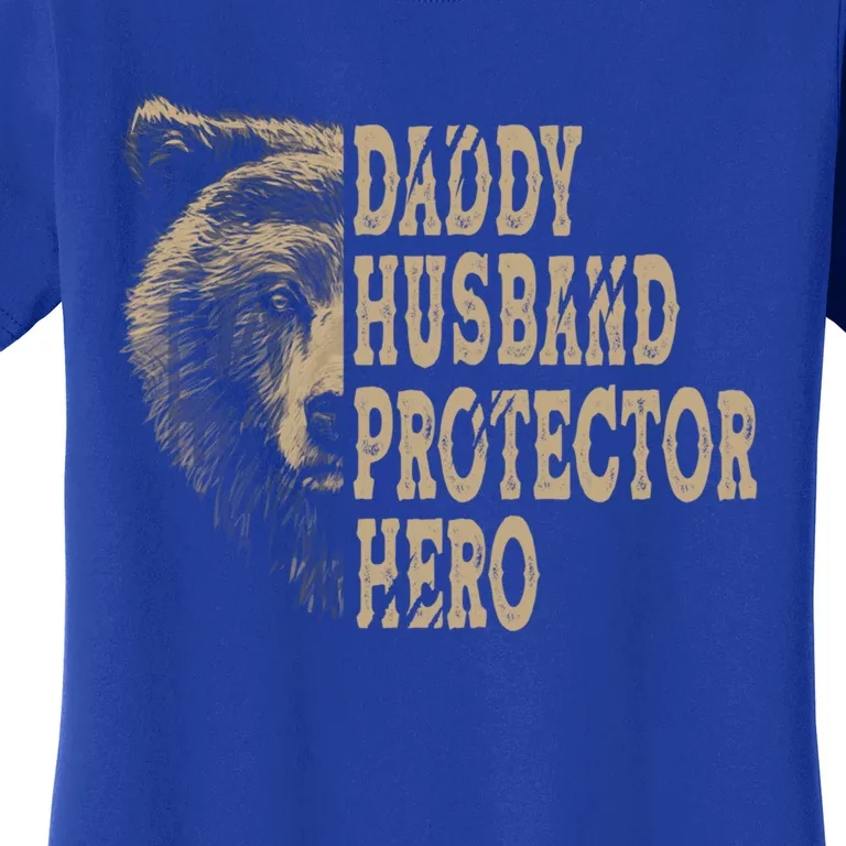 Daddy Husband Protector Hero Cool Father Dad Tee Gift Women's T-Shirt