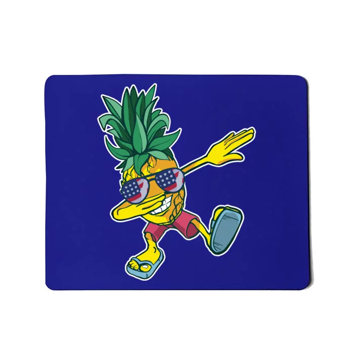 Dabbing Hawaiian Pineapple 4th Of July Sunglasses Gift Mousepad