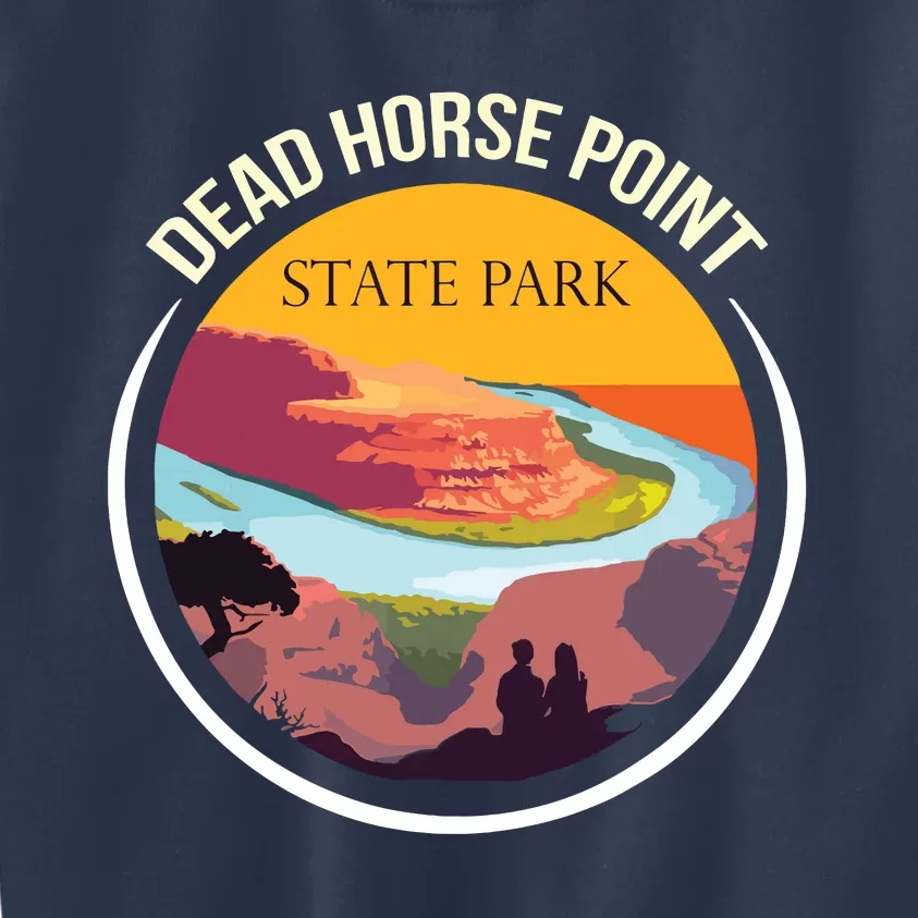 Dead Horse Point Utah State Park Souvenir Canyon River Kids Sweatshirt