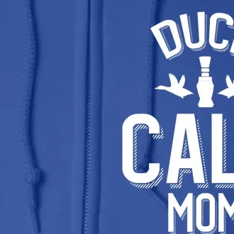 Duck Hunting Parent Duck Call Mom Gift Full Zip Hoodie