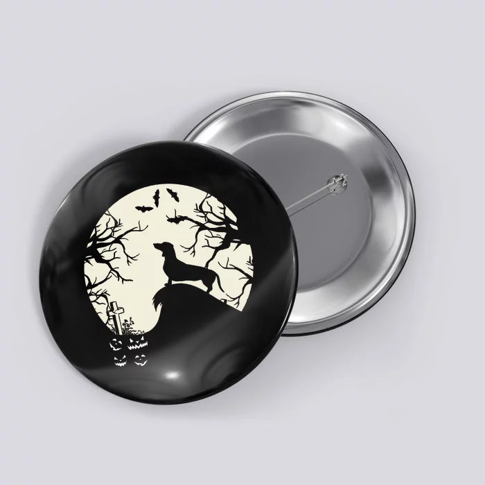 Dachshund Halloween Pumpkin Decorations Button