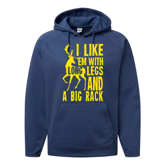 Deer Hunting Quote Performance Fleece Hoodie