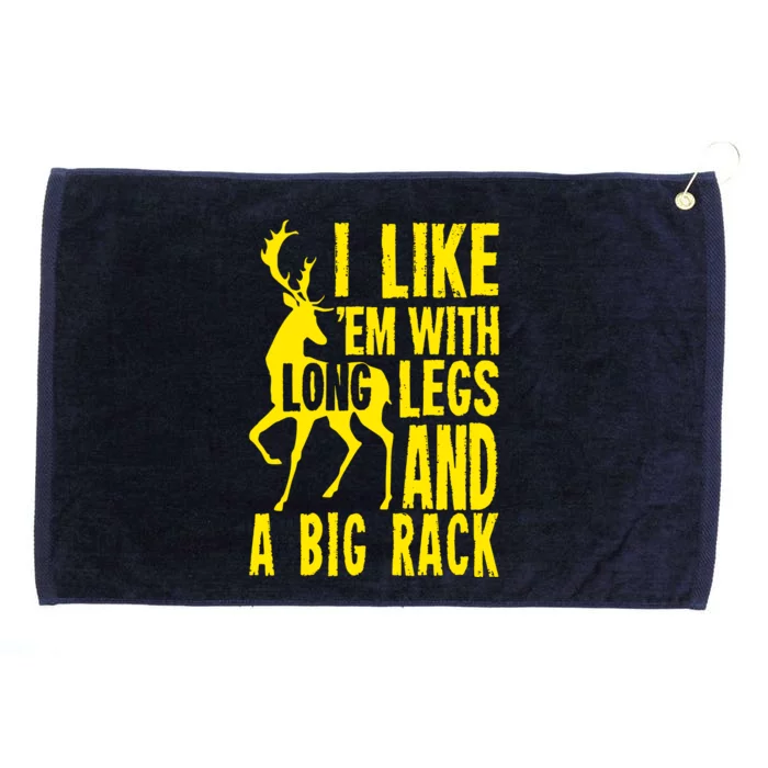 Deer Hunting Quote Grommeted Golf Towel