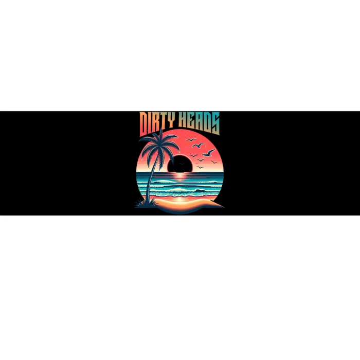 Dirty Heads Retro Beach Bumper Sticker