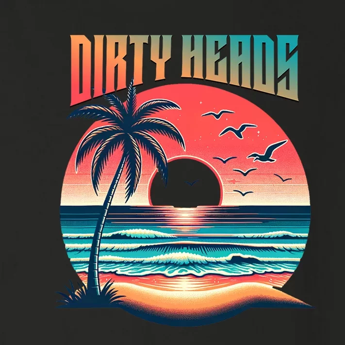 Dirty Heads Retro Beach Toddler Long Sleeve Shirt