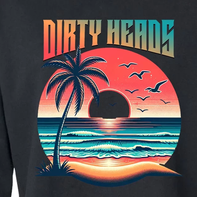 Dirty Heads Retro Beach Cropped Pullover Crew