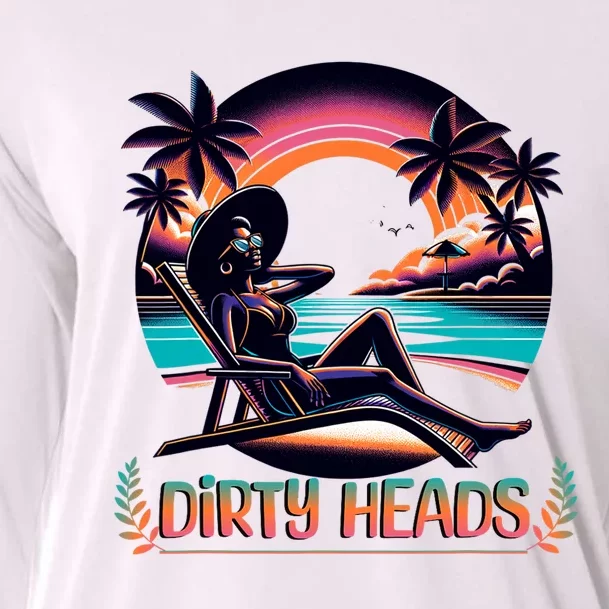 Dirty Heads Retro Beach Cooling Performance Long Sleeve Crew