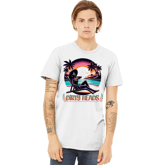 Dirty Heads Retro Beach Premium T-Shirt