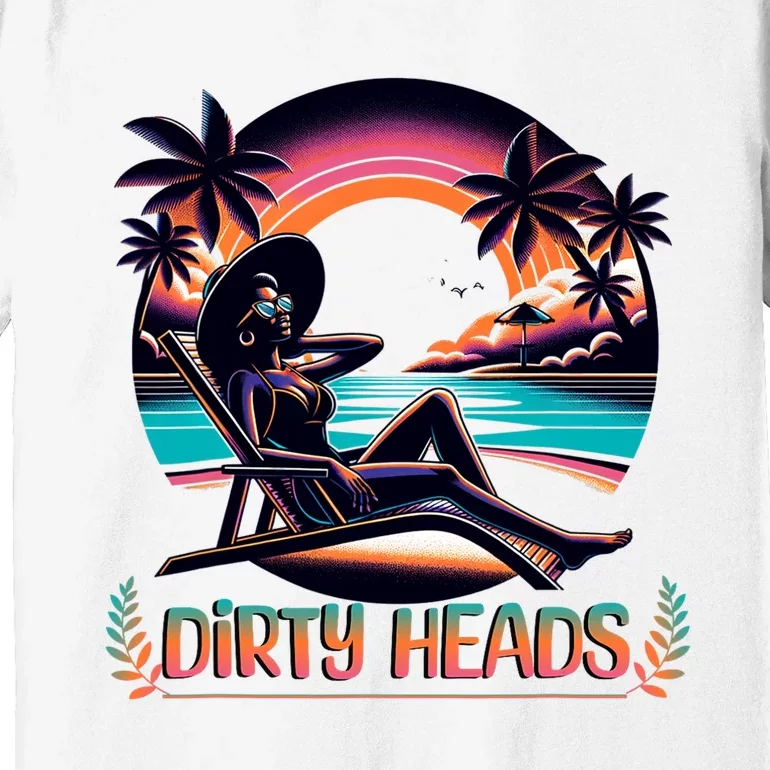 Dirty Heads Retro Beach Premium T-Shirt