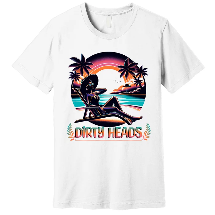 Dirty Heads Retro Beach Premium T-Shirt