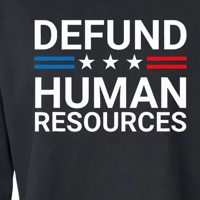 Defund Human Resources Cropped Pullover Crew