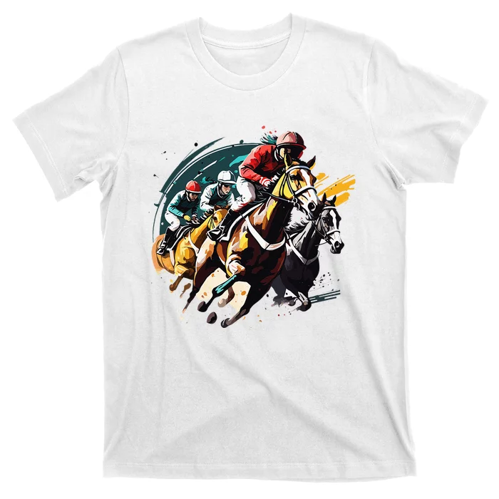 Derby Horse Racing Race Owner Horse Racing Gambling T-Shirt