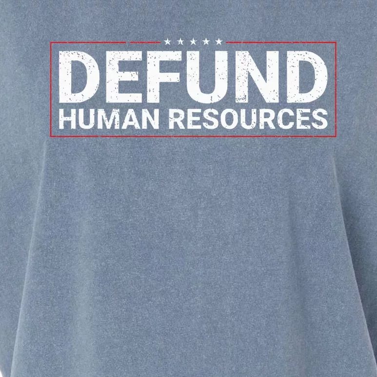 Defund Human Resources Garment-Dyed Women's Muscle Tee