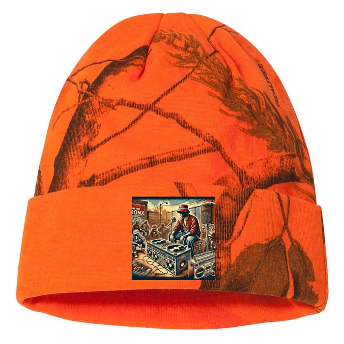 Dj Hiphop Retro Music Block Bronx Party Kati - 12in Camo Beanie