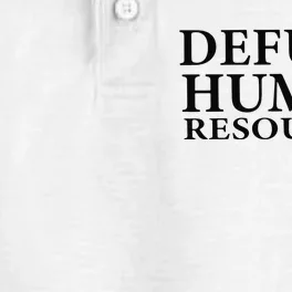 Defund Human Resources Dry Zone Grid Performance Polo