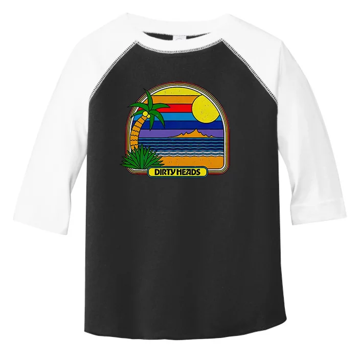 Dirty Heads Retro Beach Toddler Fine Jersey T-Shirt