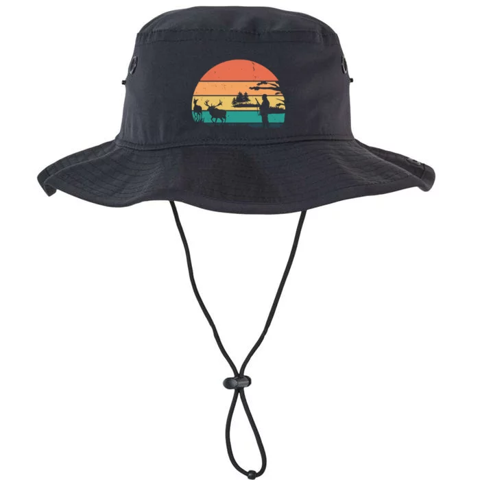 Deer Hunting Retro Sunset Nature Legacy Cool Fit Booney Bucket Hat