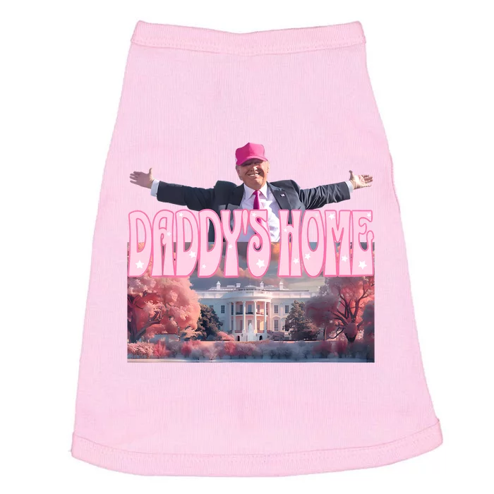 DaddyS Home Real Donald Pink Preppy Edgy Good Man Trump Doggie Tank