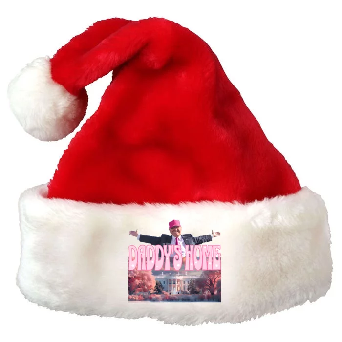 DaddyS Home Real Donald Pink Preppy Edgy Good Man Trump Premium Christmas Santa Hat