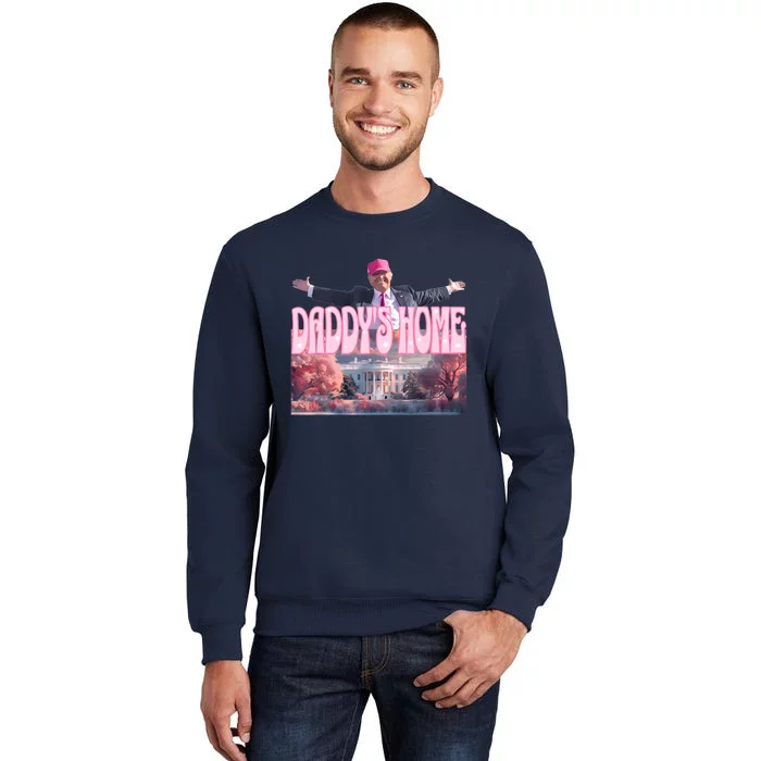 DaddyS Home Real Donald Pink Preppy Edgy Good Man Trump Sweatshirt