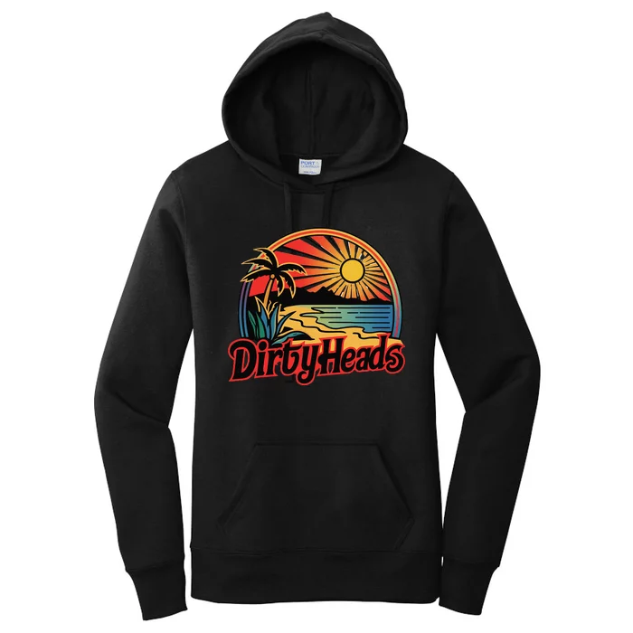 Dirty Heads Retro Beach Gift Women's Pullover Hoodie